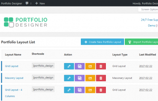 Portfolio Designer WordPress Plugin screenshot 3
