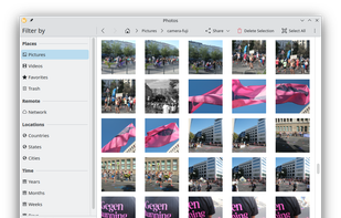 KDE Photos screenshot 1