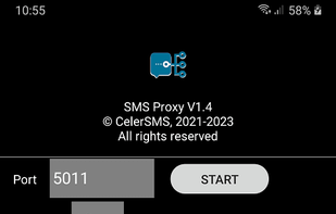 SMS Proxy screenshot 1