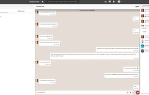 Full screen chat UI