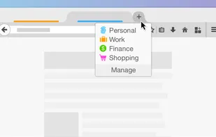 Firefox Multi-account Containers screenshot 1