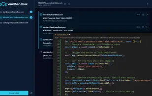 VaultSandbox screenshot 1