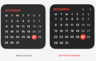 Better Calendar Widget screenshot 1