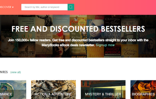 ManyBooks.net screenshot 2
