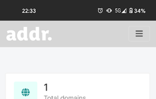 Addr.bio screenshot 1