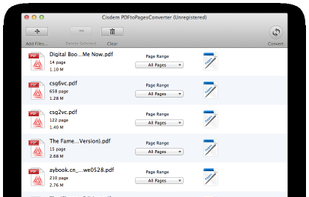 Cisdem PDFtoPagesConverter screenshot 1