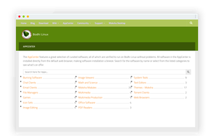 Bodhi Linux AppCenter screenshot 1
