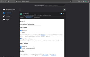 mailto:me screenshot 1