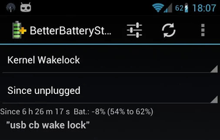 BetterBatteryStats screenshot 1