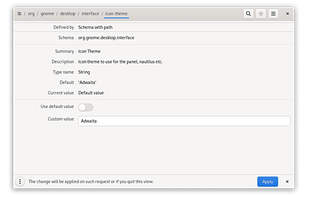 Dconf Editor screenshot 1