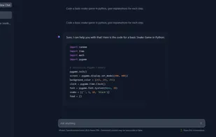 HuggingChat screenshot 2