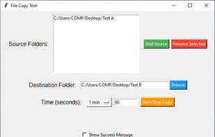 Auto Copy Files screenshot 1