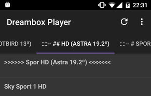 Dreambox Player screenshot 1