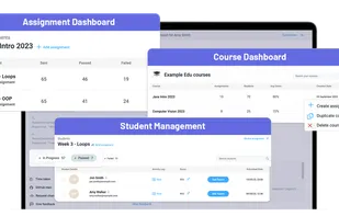Tracking of Assignments & Students: Easily keep track of your assignments & students.