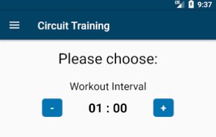 Interval Timer (PFA) screenshot 1