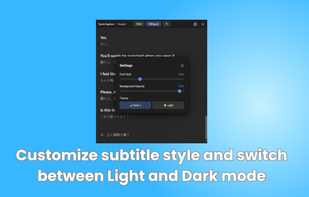 customize subtitle style