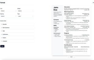 Resume Wizard screenshot 3