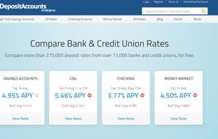 DepositAccounts.com screenshot 1
