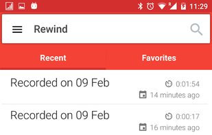 Rewind: Reverse Voice Recorder screenshot 2