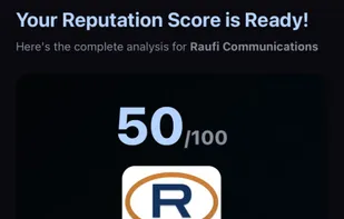 AI-Powered Analysis – Get instant reputation scores with actionable recommendations and shareable trust badges.