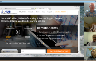 Web Conferencing with video conferencing
