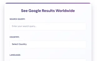 Google location changer tool interface