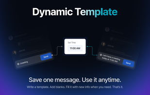 Create dynamic templates with placeholders