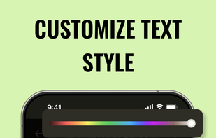 Design your captions