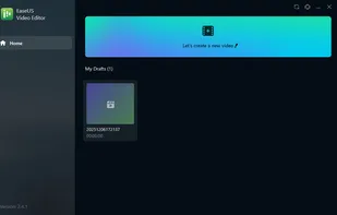 EaseUS Video Editor screenshot 1