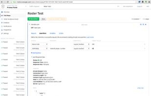 Runscope screenshot 1