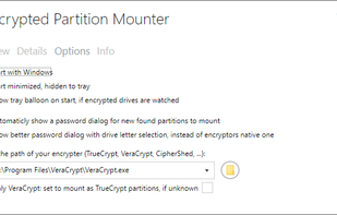 Encrypted Partition Mounter screenshot 2