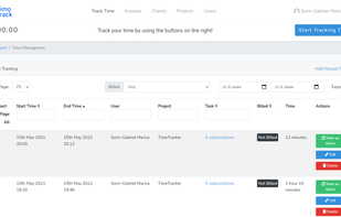 Timo-Track screenshot 1