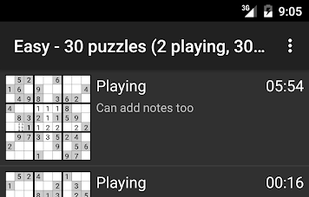 Open Sudoku screenshot 1