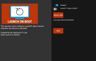 Launch On Boot (TV) screenshot 1