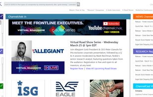 Channelchek screenshot 1