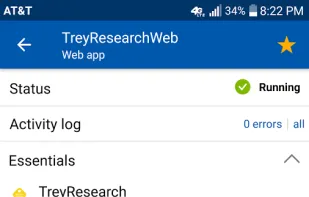 Microsoft Azure screenshot 2