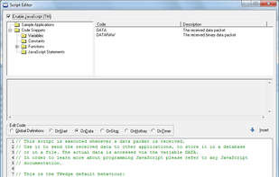 TWedge script editor