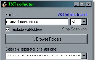 TXTcollector screenshot 1