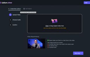 Screenshots of app