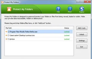 Protect My Folders screenshot 1