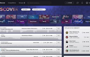 Discover page