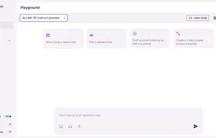SambaNova screenshot 2