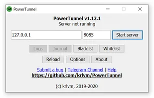PowerTunnel screenshot 1