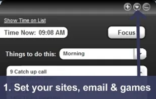 Set your addictive sites, apps and games