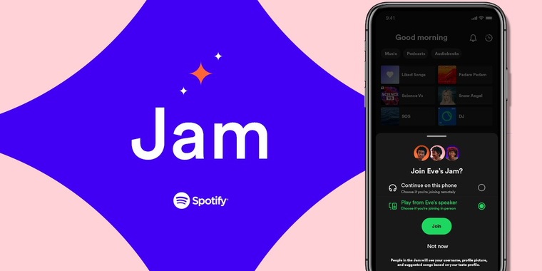 Spotify introduces 'Jam': a real-time, personalized group listening feature image
