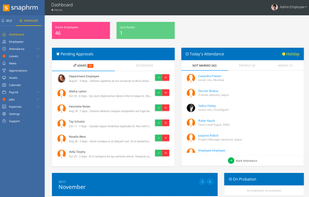 Dashboard - Manager