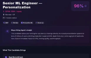 Maya Hiring Agent screenshot 3