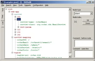 JSONedit screenshot 1