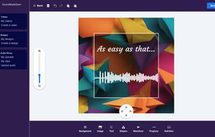 SoundMadeSeen's design editor