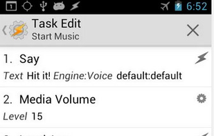 Tasker screenshot 2